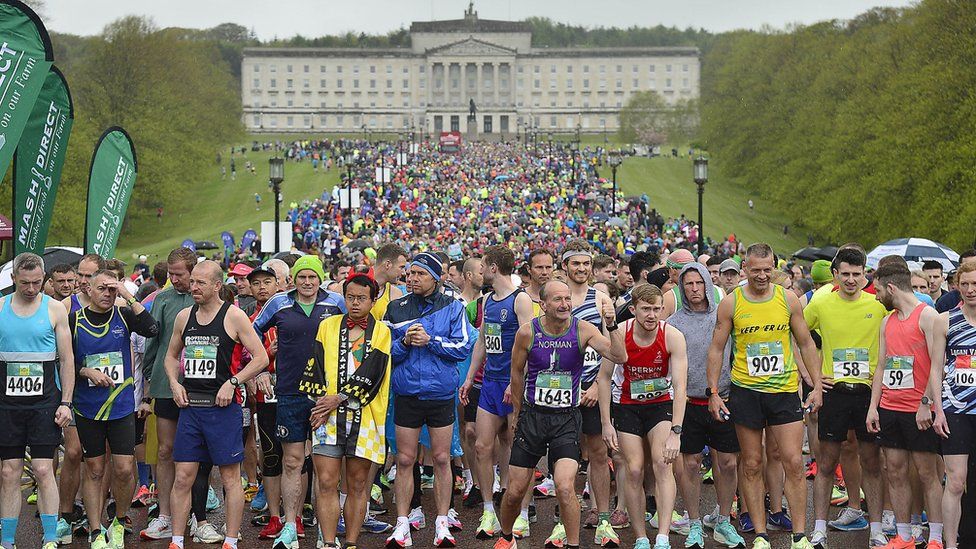 Belfast City Marathon Race returns for May Day weekend BBC News