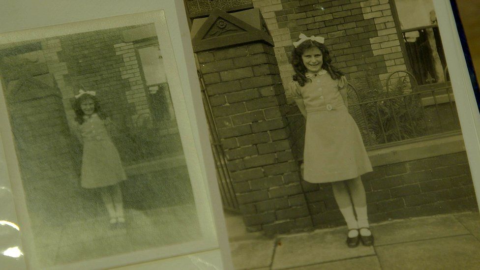 Renate Collins as a child in Wales