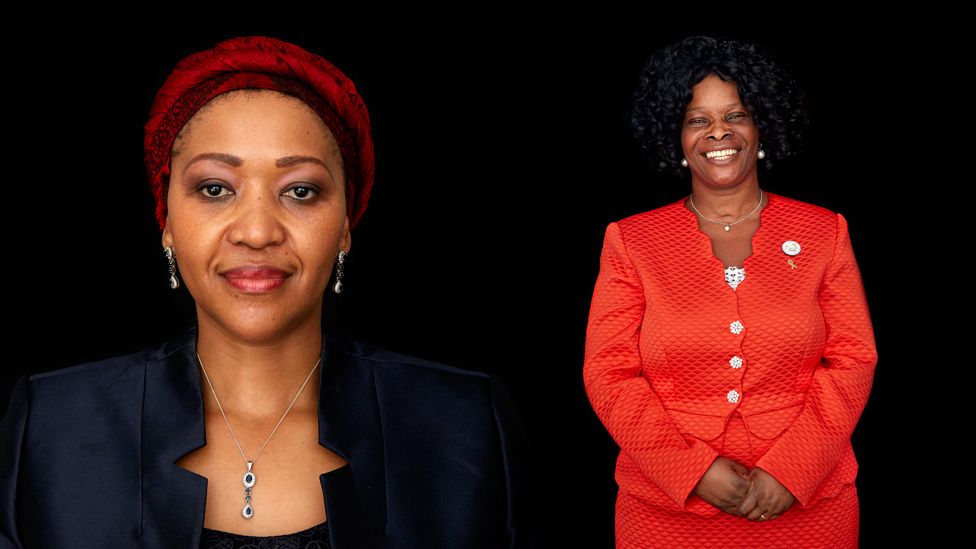 Thobeka Madiba Zuma, First lady of South Africa and Esther Lungu, First Lady of Zambia