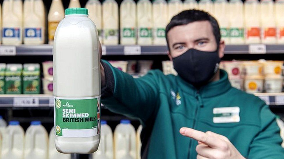 M&S to replace use-by dates with best-before labels on fresh milk to reduce  food waste
