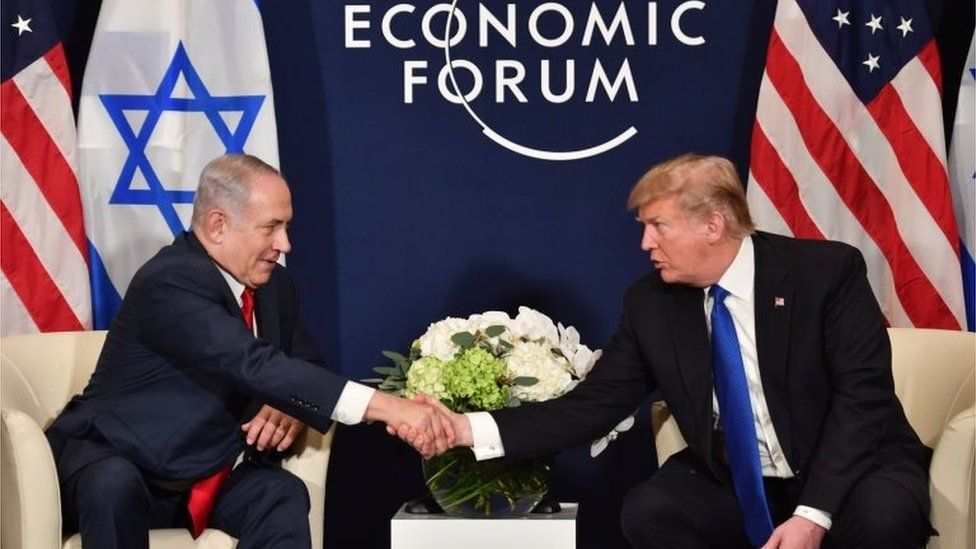 Benjamin Netanyahu and Donald Trump (25/01/18)