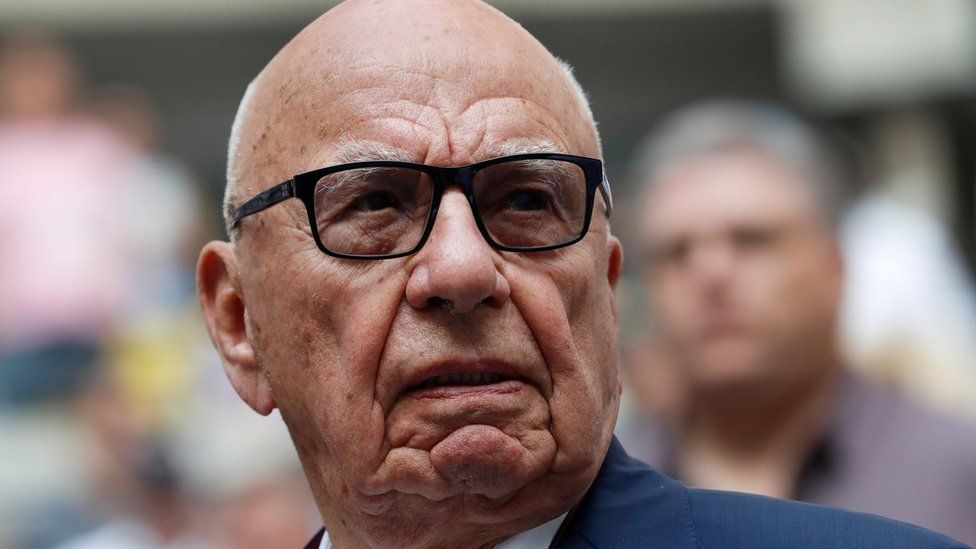 Rupert Murdoch controls News Corp
