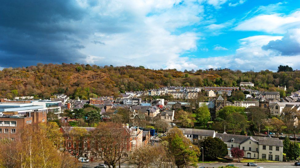 City of Bangor, from the terrace of Bangor University Old College