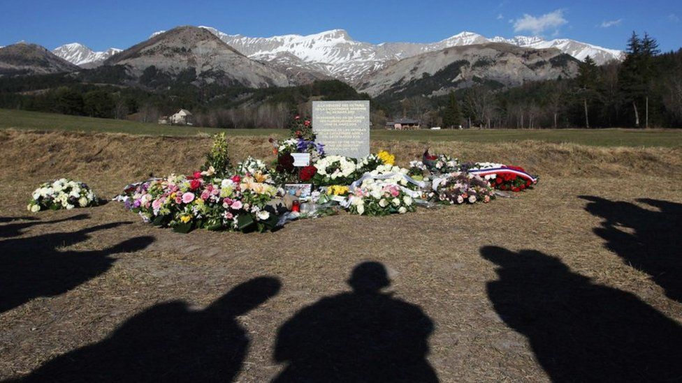 Memorial to Germanwings crash dead in French Alps