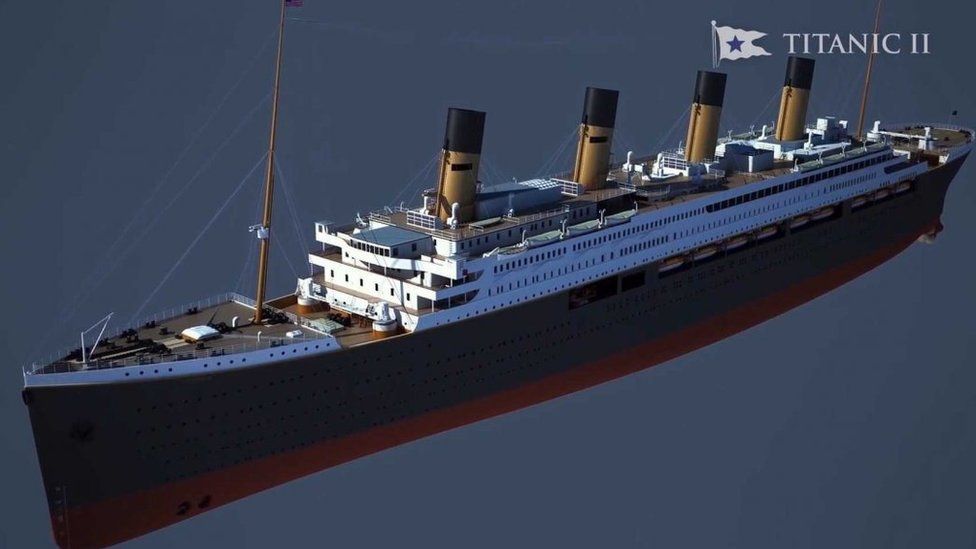 An artist's rendition of Titanic II