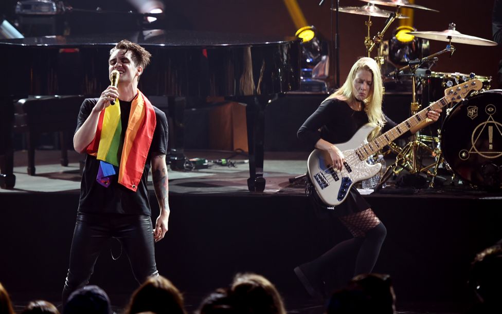 Panic At The Disco Frontman Brendon Urie Comes Out As Pansexual Bbc News