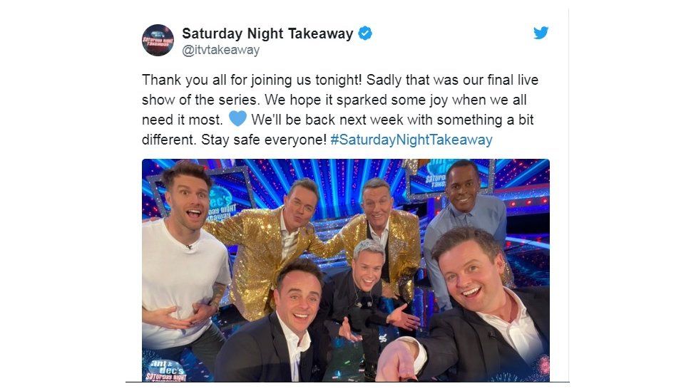 Saturday Night Takeaway What to expect from Ant and Dec's final show