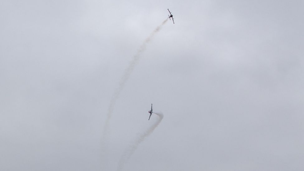 A pair of Strikemaster Jets