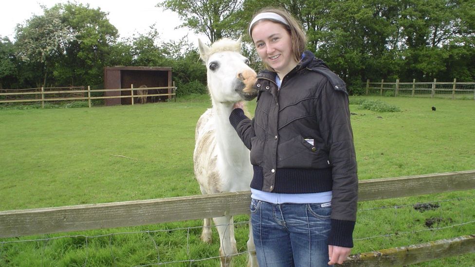 Michelle Morton with a horse