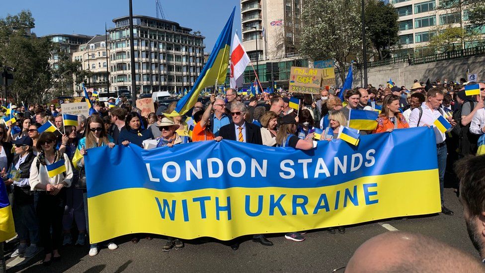 March for Ukraine in London