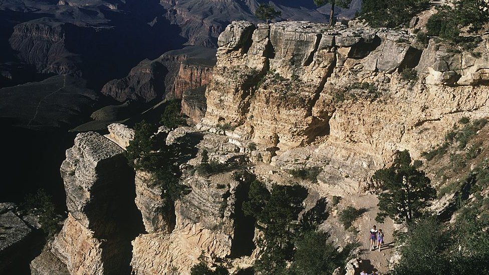 Bright Angel Trail at the Grand Canyon's North Rim