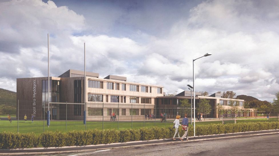 Artist's impression of the new school