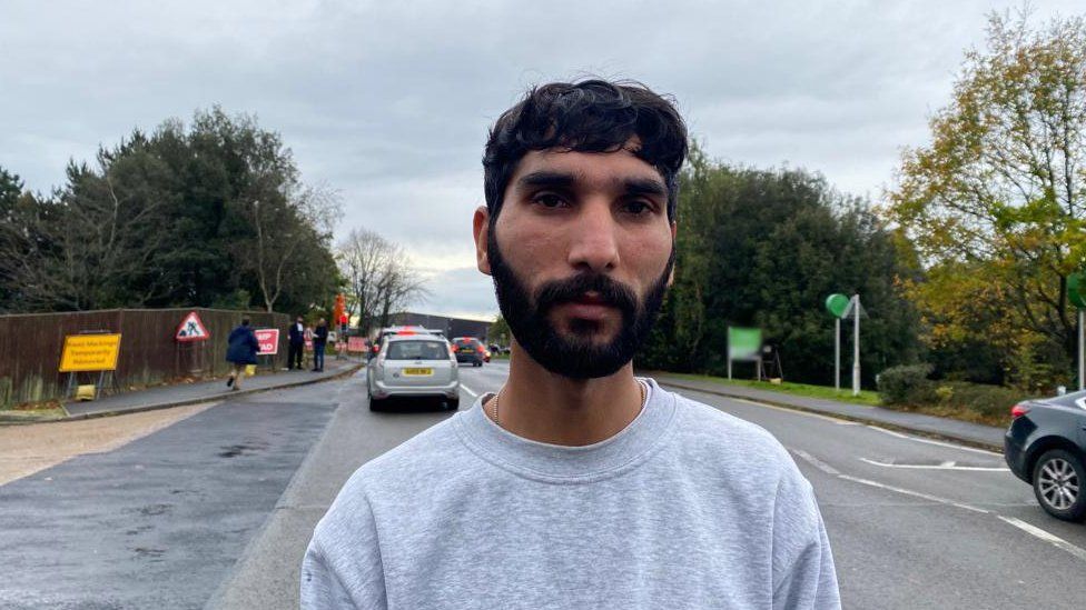 Afghanistan migrant Hassibullah was brought to Norwich in the middle of the night after first being stranded in London