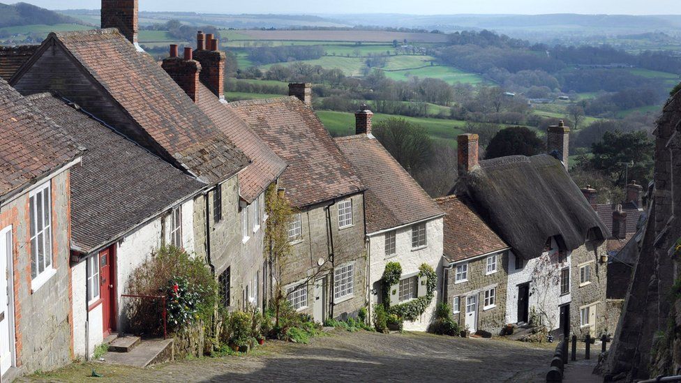 Village in hills