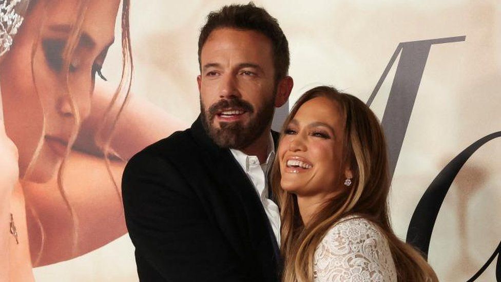 Jennifer Lopez und Ben Affleck nehmen an einer Sondervorführung des Films „Marry Me“ teil