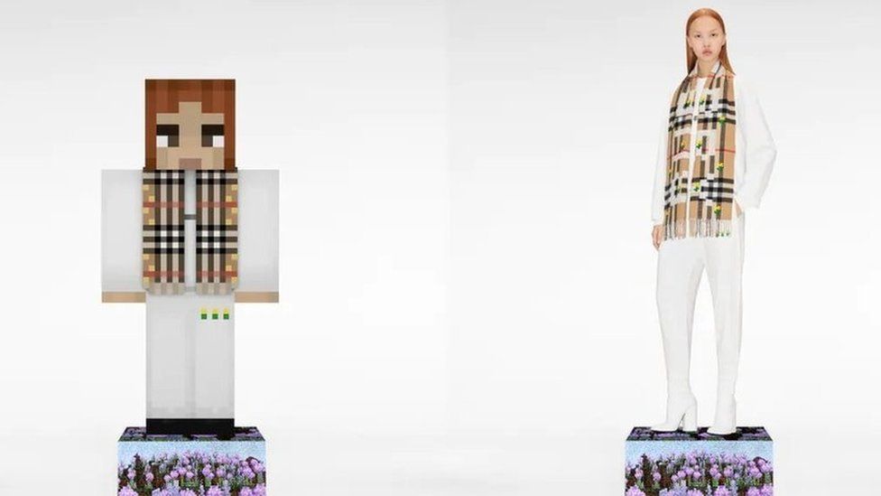 Minecraft skins bring Burberry fashion to your blocks