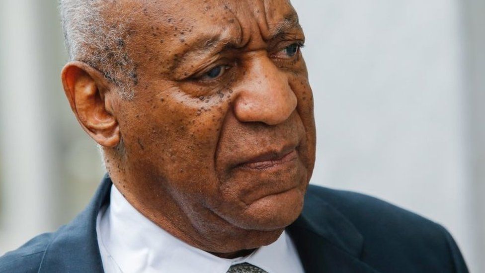 Bill Cosby arrives on the sixth day of jury deliberations of his sexual assault trial at the Montgomery County Courthouse on 17 June 2017 in Norristown, Pennsylvania.