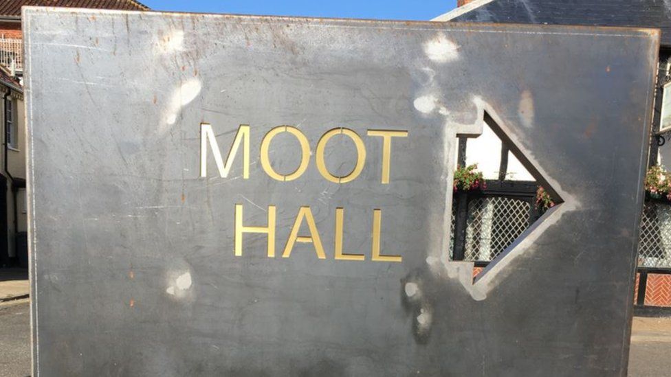 Sign for Moot Hall