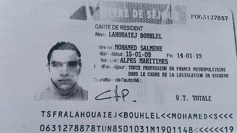 Residence permit of Lahouaiej-Bouhlel