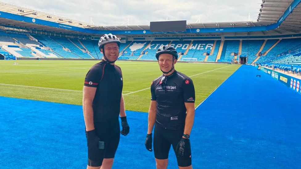 Chris Scott and Shaun Spence at King Power Stadium