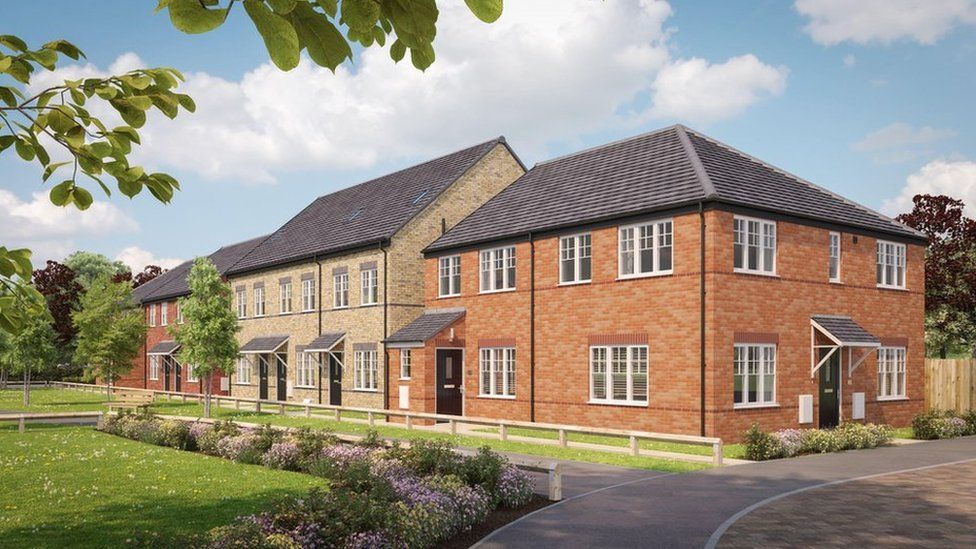 Artist impression of the homes in Chestnut Acres