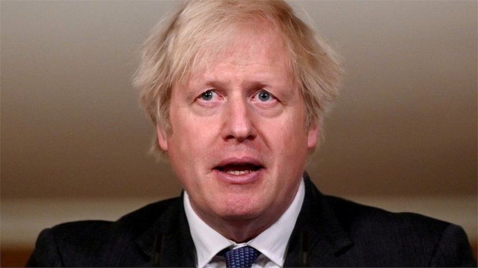 Johnson Us Democracy Strong After Trump Impeachment Kerfuffle Bbc News 