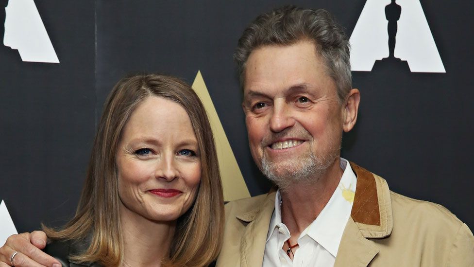 Jonathan Demme with Jodie Foster