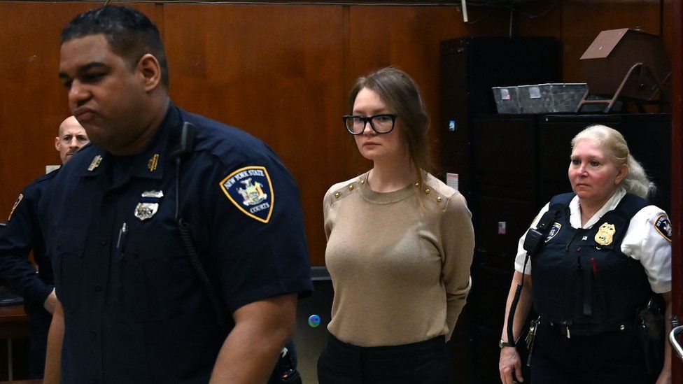 Anna Sorokin, better known as Anna Delvey, during her trial at New York State Supreme Court in New York on April 11, 2019