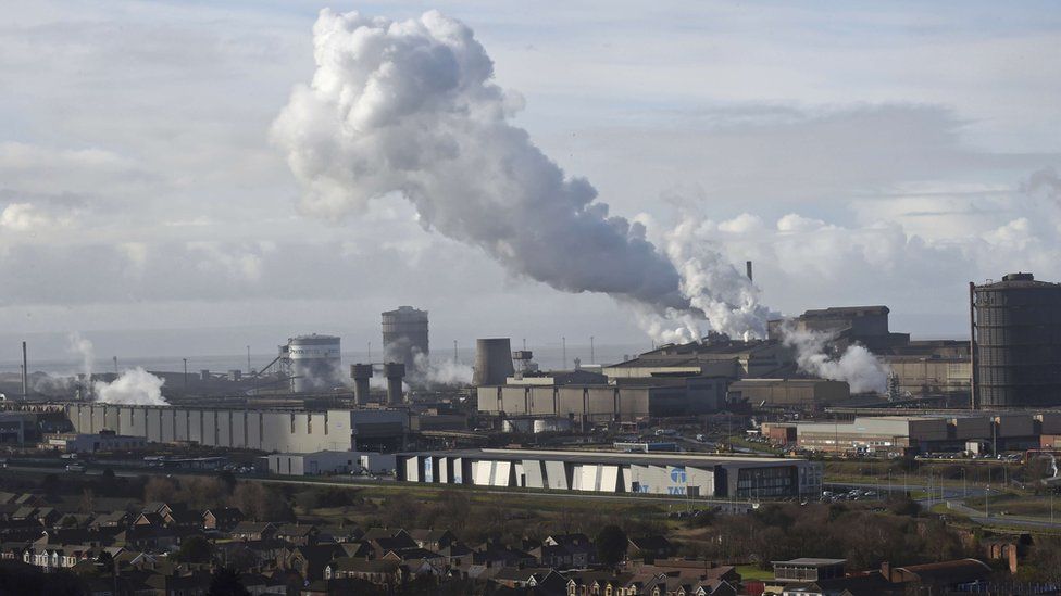 Tata Steel plant at Port Talbot, 30 March 2016