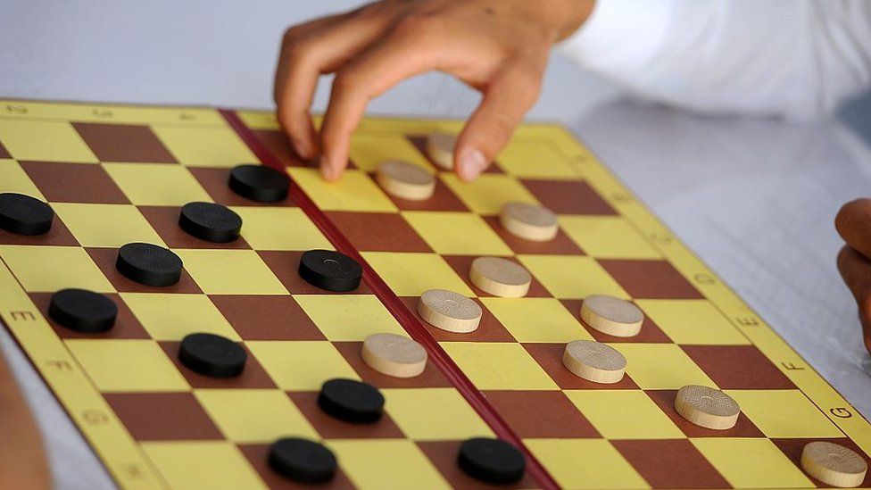 Draughts board