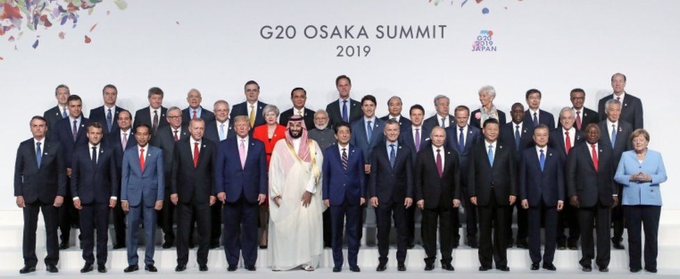 The G20 family photo - with Saudi Arabia's Crown Prince Mohammed bin Salman central