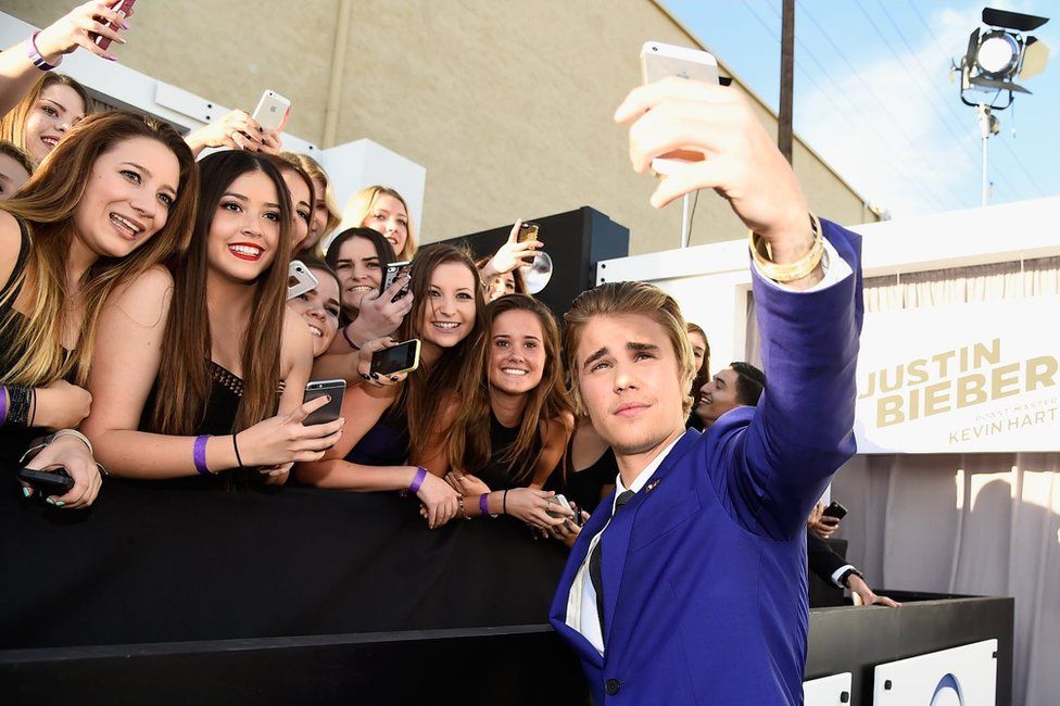 Justin bieber and fans