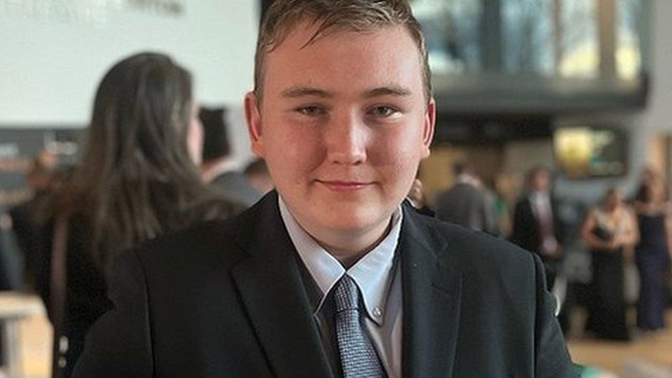 Daniel Lewis, 16, won the young person's category