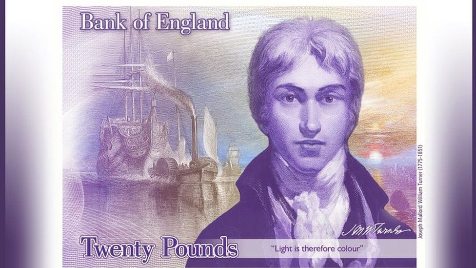 Design for new Bank of England £20 note