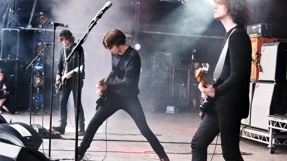 Catfish and the Bottlemen performing on stage