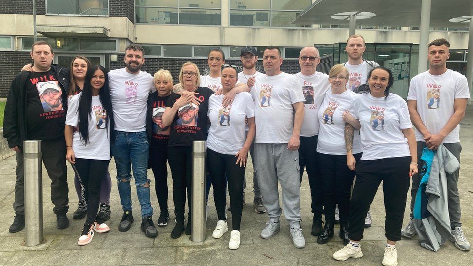The family and friends of Steven Wilkinson were overjoyed by the verdict