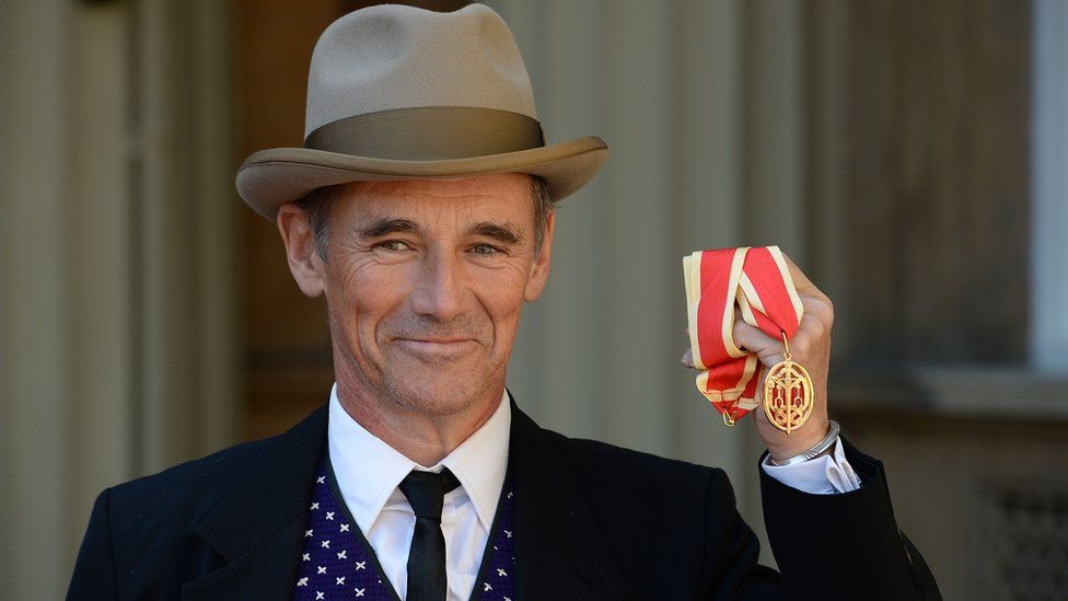 Mark Rylance was presented with a knighthood at the ceremony