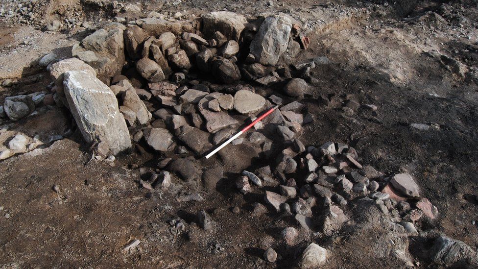 Possible Bronze Age burnt mound