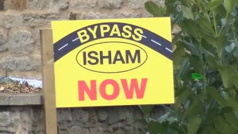 Isham bypass sign