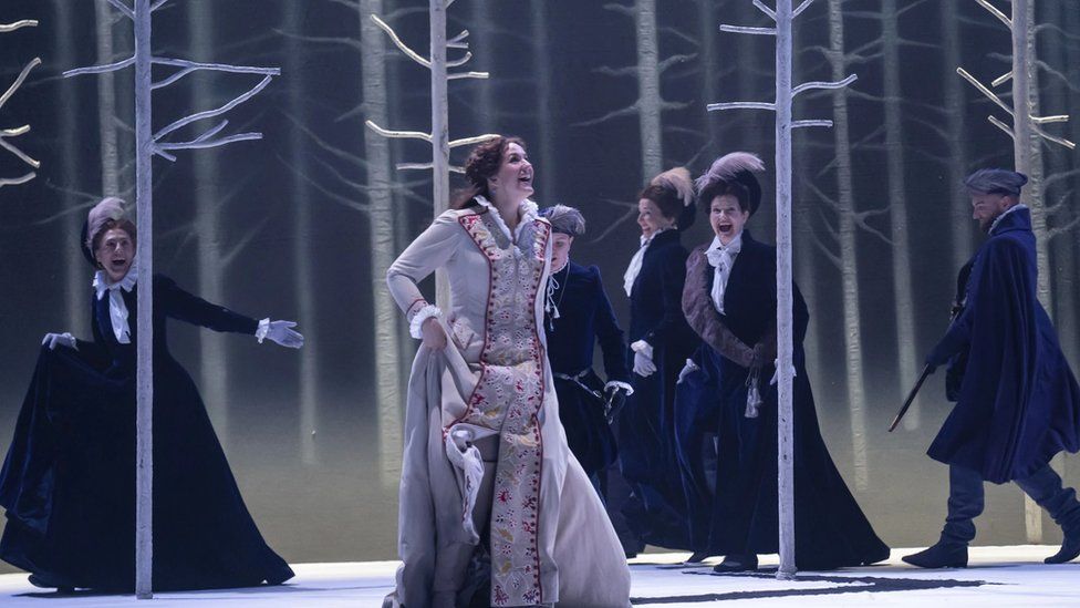 Lise Davidsen performs as Elisabeth of Valois in Verdi’s Don Carlo