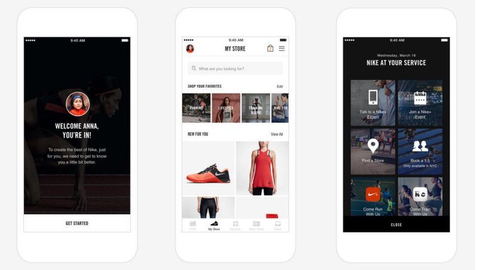 nike mobile store