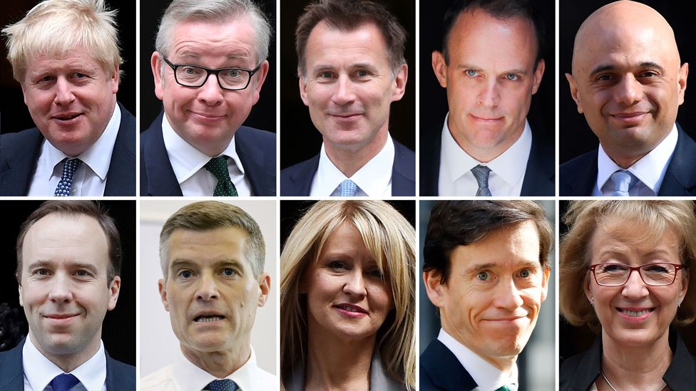 Tory leadership contest: 10 rivals face first ballot of MPs - BBC News