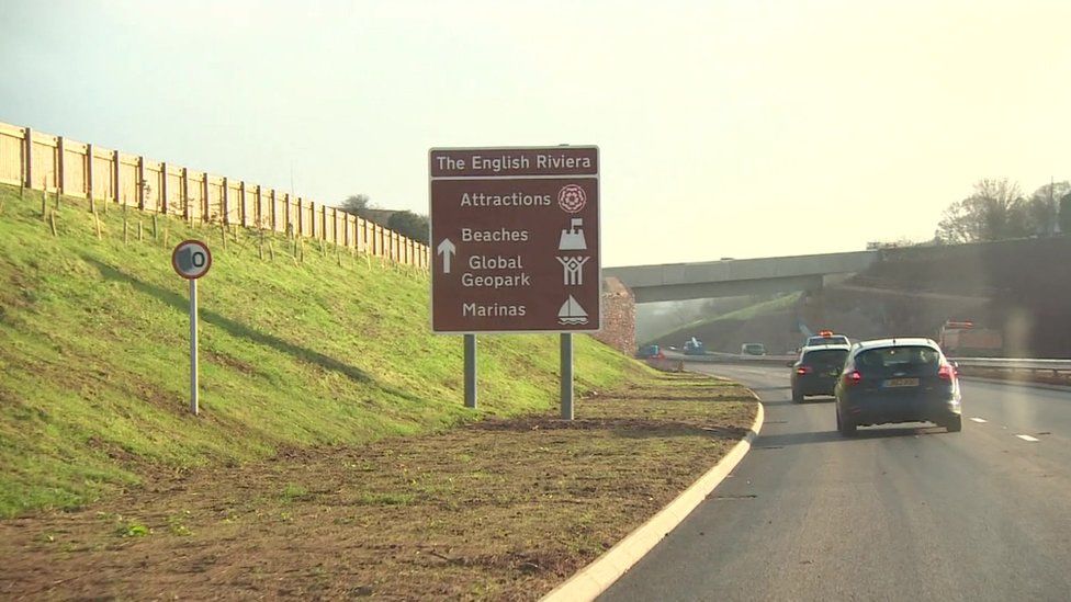 South Devon Link Road opens between Torbay and Newton Abbot BBC News