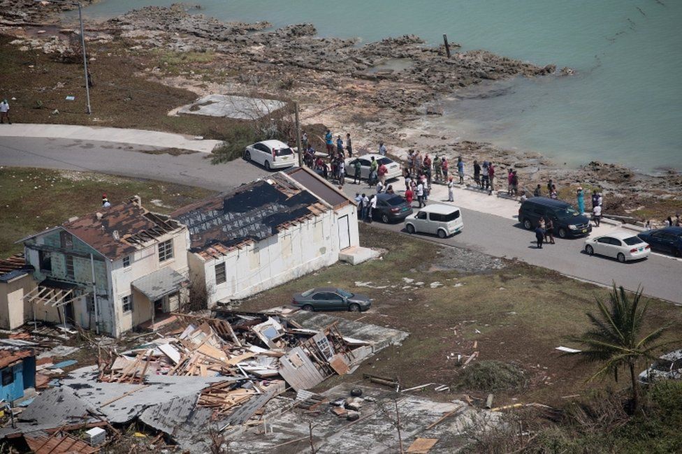 Devastation in the Abacos, northern Bahamas