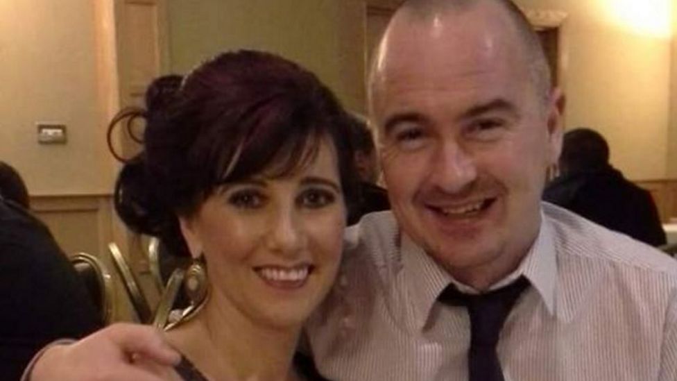 Yvonne Hegarty with partner Adrian McAleese