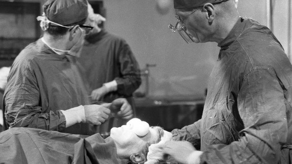 A cataract operation at Moorfields Eye Hospital in 1962