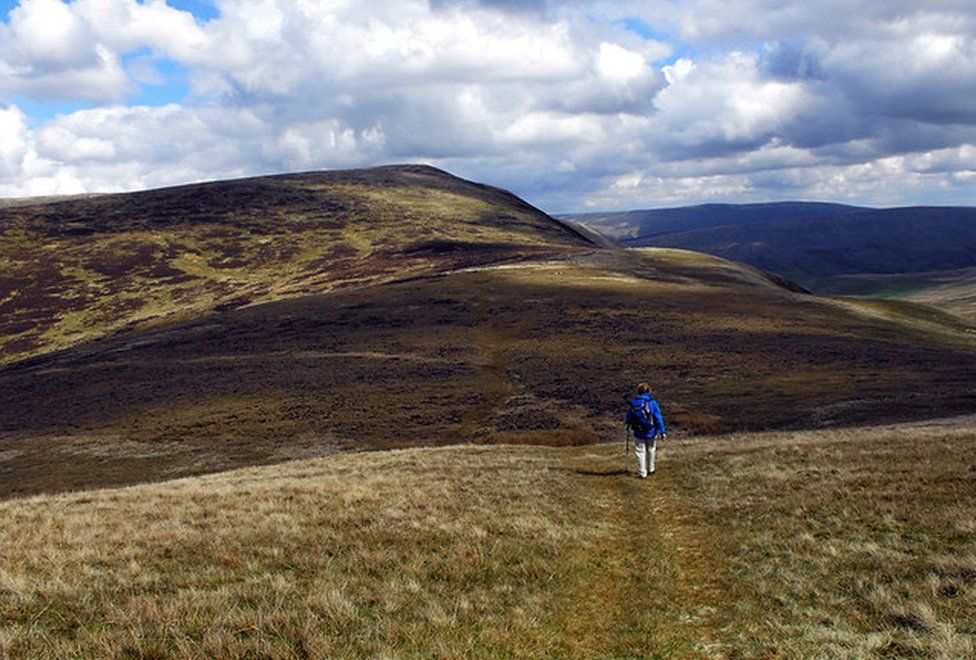 Calf Top, Middleton Fell, seen from Castle Knott