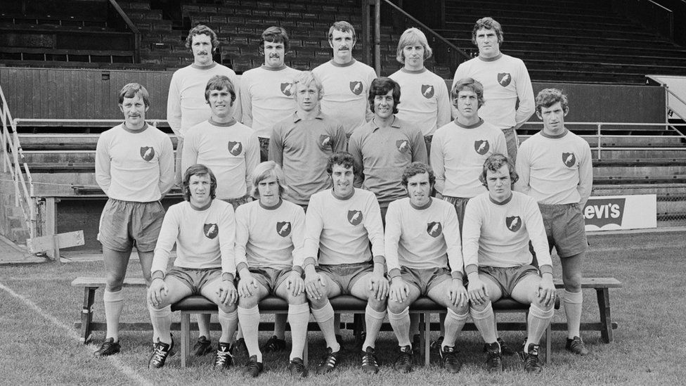 Norwich City squad photo, August 1971