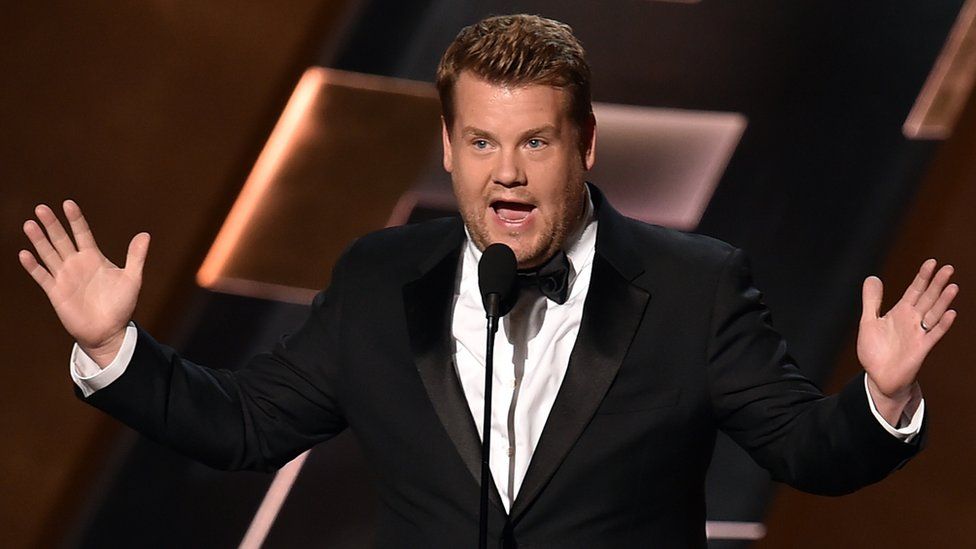 James Corden at the 2015 Emmy Awards