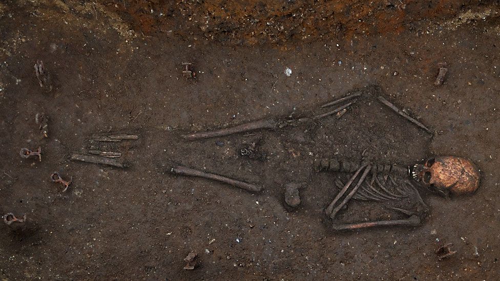Σκελετός Αγγλοσάξωνας γυναίκας του 7ου αιώνα, Τράμπινγκτον